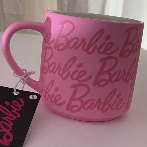 Barbie Accessories - NEW!! Barbie Mug 18oz Pink